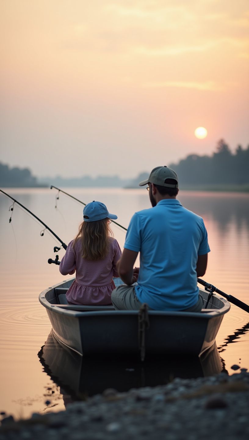 Σκηνικό παραλίας με ψαράδες και καΐκια